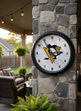 Pittsburgh Penguins Logo LED Clock | LED Outdoor Clock