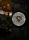 Pittsburgh Penguins Logo LED Clock | LED Outdoor Clock
