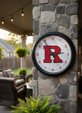 Rutgers Scarlet Knights Logo LED Clock | LED Outdoor Clock
