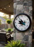 San Jose Sharks Logo LED Clock | LED Outdoor Clock