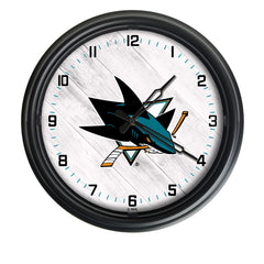 San Jose Sharks Logo LED Clock | LED Outdoor Clock