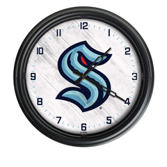 Seattle Kraken Logo LED Clock | LED Outdoor Clock
