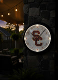 Southern California Trojans Logo LED Clock | LED Outdoor Clock