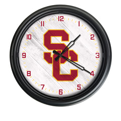 University of Southern California Trojans Officially Licensed Logo Indoor - Outdoor LED Wall Clock