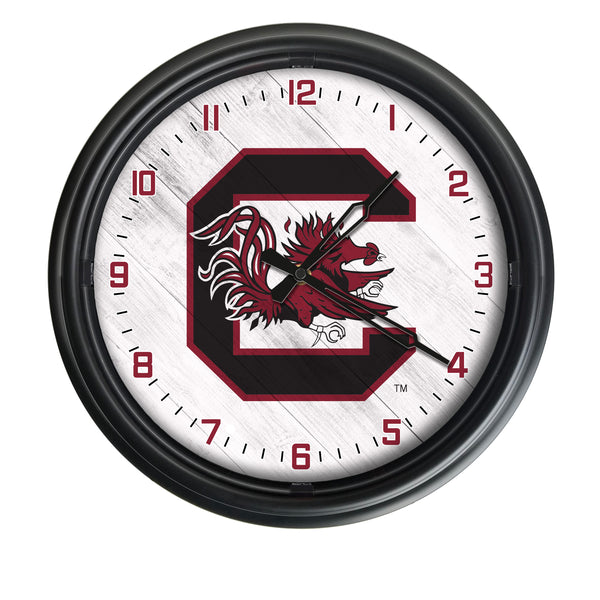 South Carolina Gamecocks Logo LED Clock | LED Outdoor Clock