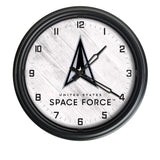 United States Space Force Logo LED Clock | LED Outdoor Clock