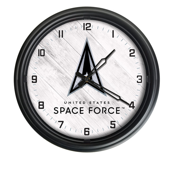 United States Space Force Logo LED Clock | LED Outdoor Clock