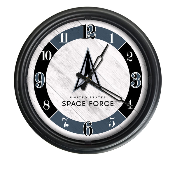 United States Space Force Logo LED Clock | LED Outdoor Clock