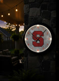 Syracuse Orange Logo LED Clock | LED Outdoor Clock