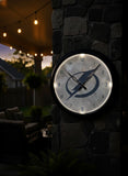 Tampa Bay Lightning Logo LED Clock | LED Outdoor Clock