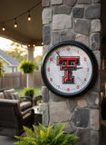 Texas Tech Red Raiders Logo LED Clock | LED Outdoor Clock