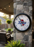 Tulsa Golden Hurricanes Logo LED Clock | LED Outdoor Clock