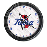 Tulsa Golden Hurricanes Logo LED Clock | LED Outdoor Clock