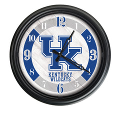 University of Kentucky Wildcats UK Script Officially Licensed Logo Indoor - Outdoor LED Wall Clock 