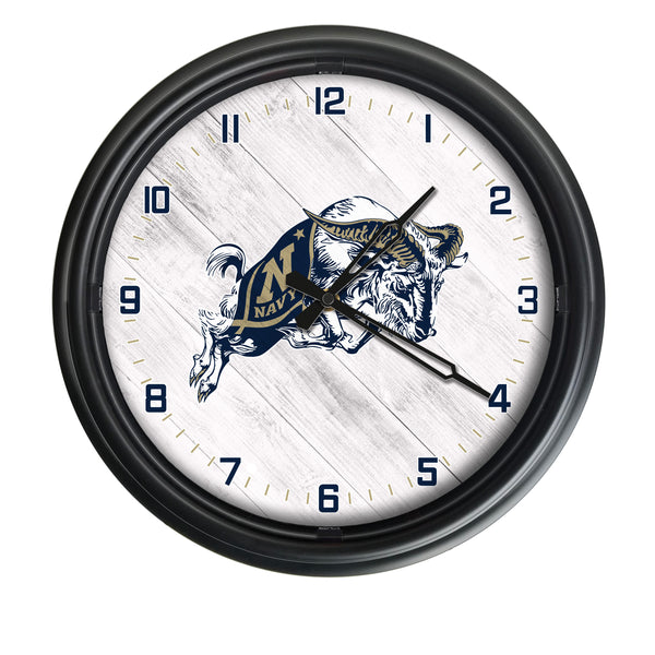 US Naval Academy Midshipmen Logo LED Clock | LED Outdoor Clock