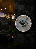 Utah Mammoth Logo LED Clock | LED Outdoor Clock