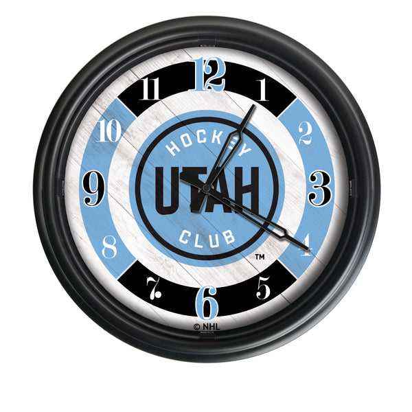 Utah Hockey Club Logo LED Clock | LED Outdoor Clock