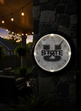 Utah State Aggies Logo LED Clock | LED Outdoor Clock