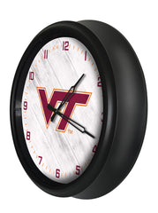 Virginia Tech Hokies Logo LED Clock | LED Outdoor Clock