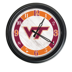 Virginia Tech Hokies Officially Licensed Logo Indoor - Outdoor LED Wall Clock