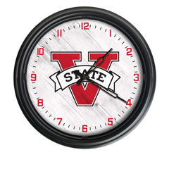 Valdosta State Blazers Logo LED Outdoor Clock by Holland Bar Stool Company Home Sports Decor Gift Idea