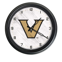Vanderbilt University Commodores Officially Licensed Logo Indoor - Outdoor LED Wall Clock