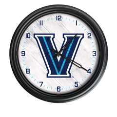 Villanova Wildcats Logo LED Outdoor Clock by Holland Bar Stool Company Home Sports Decor Gift Idea