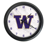 Washington Huskies Logo LED Clock | LED Outdoor Clock