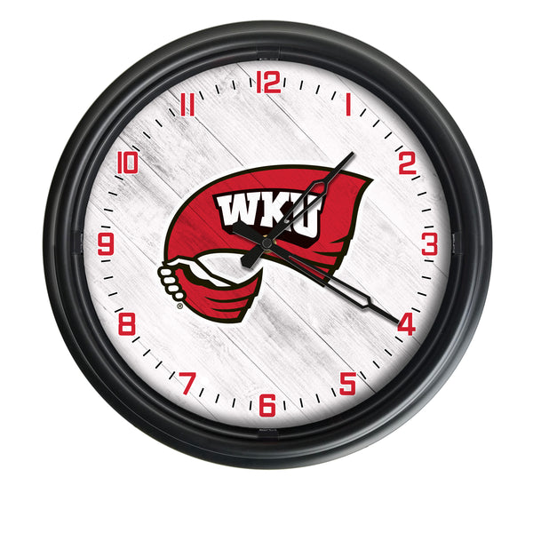 Western Kentucky Hilltoppers Logo LED Clock | LED Outdoor Clock