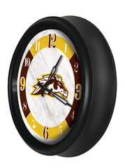 Western Michigan Broncos Logo LED Clock | LED Outdoor Clock