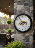 Western Michigan Broncos Logo LED Clock | LED Outdoor Clock
