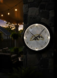 Western Michigan Broncos Logo LED Clock | LED Outdoor Clock