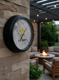United States Army LED Thermometer | LED Outdoor Thermometer