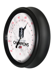 Carolina Hurricanes 2026 Stanley Cup Champions Logo LED Thermometer | LED Outdoor Thermometer 2026 Stanley Cup Championship