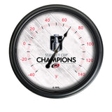 Carolina Hurricanes 2026 Stanley Cup Champions Logo LED Thermometer | LED Outdoor Thermometer 2026 Stanley Cup Championship