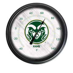 Colorado State University Officially Licensed Logo Indoor - Outdoor LED Thermometer