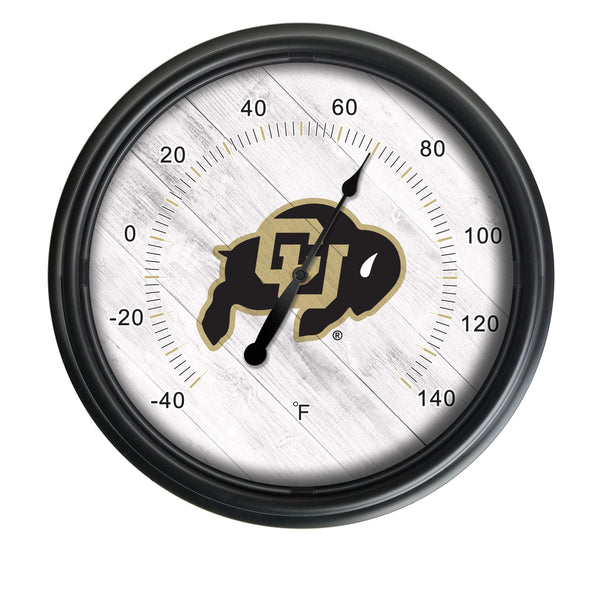University of Colorado Logo LED Thermometer | LED Outdoor Thermometer