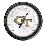 Georgia Tech Logo LED Thermometer | LED Outdoor Thermometer