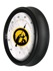 University of Iowa Logo LED Thermometer | LED Outdoor Thermometer