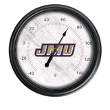 James Madison University Logo LED Thermometer | LED Outdoor Thermometer