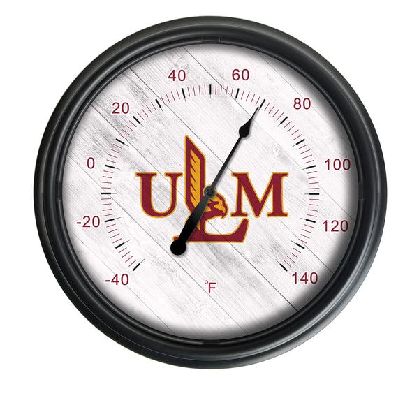 University of Louisiana at Monroe Logo LED Thermometer | LED Outdoor Thermometer