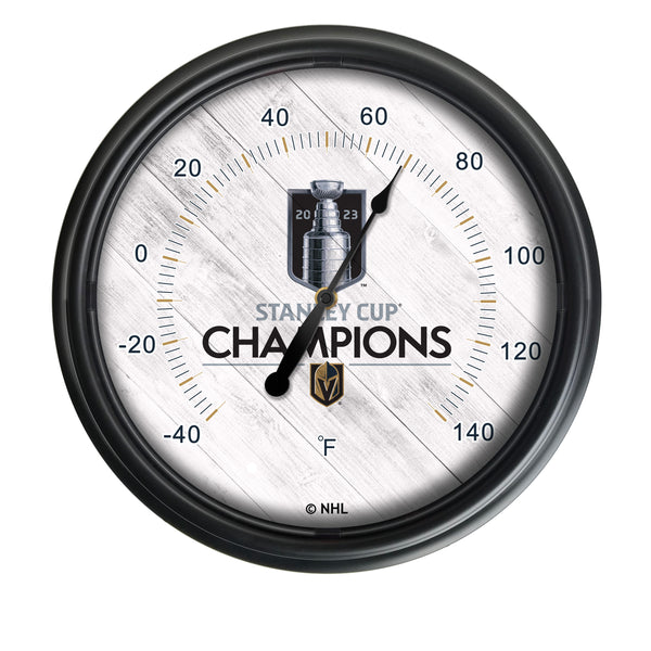 2023 Stanley Cup Champions Las Vegas Golden Knights Thermometer, 2023 Stanley  Cup Championship Outdoor Thermometer with LED Lights