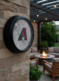 Arizona Diamondbacks Logo LED Thermometer | MLB LED Outdoor Thermometer