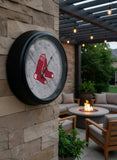 Boston Red Sox Logo LED Thermometer | MLB LED Outdoor Thermometer
