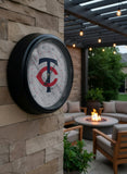 Minnesota Twins Logo LED Thermometer | MLB LED Outdoor Thermometer