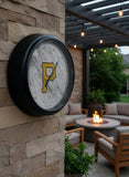 Pittsburgh Pirates Logo LED Thermometer | MLB LED Outdoor Thermometer