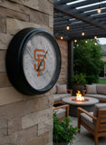 San Francisco Giants Logo LED Thermometer | MLB LED Outdoor Thermometer