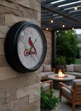St. Louis Cardinals Logo LED Thermometer | MLB LED Outdoor Thermometer