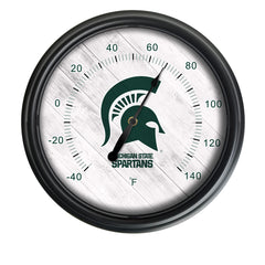 Michigan State University Officially Licensed Logo Indoor - Outdoor LED Thermometer