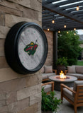 Minnesota Wild Logo LED Thermometer | LED Outdoor Thermometer